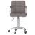 Scaun de bucătărie pivotant, gri taupe, material textil GartenMobel Dekor