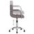 Scaun de bucătărie pivotant, gri taupe, material textil GartenMobel Dekor