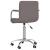 Scaun de bucătărie pivotant, gri taupe, material textil GartenMobel Dekor