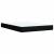 Pat box spring cu saltea, negru, 140x190 cm, textil GartenMobel Dekor
