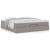 Cadru de pat otoman cu saltea Taupe 180x200cm Material GartenMobel Dekor