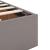 Cadru de pat otoman cu saltea Taupe 180x200cm Material GartenMobel Dekor
