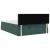 Cadru de pat otoman cu saltea verde închis 140x200cm catifea GartenMobel Dekor