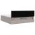Cadru de pat otoman cu saltea Taupe 180x200cm Material GartenMobel Dekor