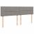 Cadru de pat otoman cu saltea Taupe 180x200cm Material GartenMobel Dekor