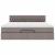 Cadru de pat otoman cu saltea Taupe 180x200cm Material GartenMobel Dekor