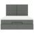 Cadru pat otoman cu saltea țesătură gri închis 140x190cm GartenMobel Dekor