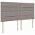 Cadru de pat otoman cu saltea Taupe 180x200cm Material GartenMobel Dekor