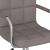 Scaun de birou pivotant, gri taupe, material textil GartenMobel Dekor