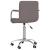 Scaun de birou pivotant, gri taupe, material textil GartenMobel Dekor