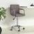 Scaun de birou pivotant, gri taupe, material textil GartenMobel Dekor