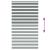Jaluzea tip zebra gri închis lățime țesătură 120,9 cm poliester GartenMobel Dekor