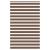 Jaluzea tip zebra maro lățime țesătură 135,9 cm poliester GartenMobel Dekor
