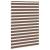 Jaluzea tip zebra maro lățime țesătură 150,9 cm poliester GartenMobel Dekor
