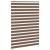 Jaluzea tip zebra maro lățime țesătură 150,9 cm poliester GartenMobel Dekor