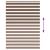 Jaluzea tip zebra maro lățime țesătură 150,9 cm poliester GartenMobel Dekor