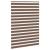 Jaluzea tip zebra maro lățime țesătură 150,9 cm poliester GartenMobel Dekor