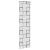 Jaluzelă de duș 60x240 cm lățime material 56 cm GartenMobel Dekor