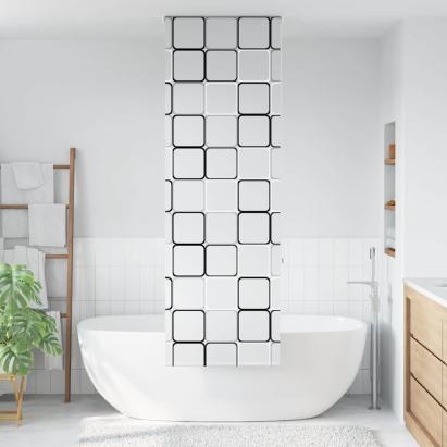 Jaluzelă de duș 60x240 cm lățime material 56 cm GartenMobel Dekor
