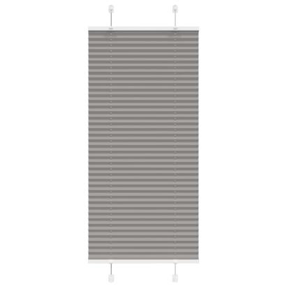 Jaluză plisată Antracit 55x150 cm Lățime țesătură 54,4 cm GartenMobel Dekor