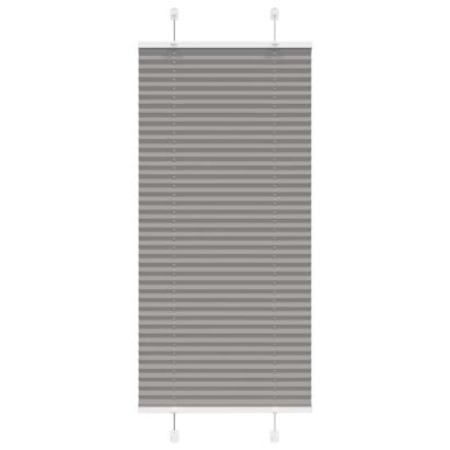Jaluză plisată Antracit 65x150 cm Lățime țesătură 64,4 cm GartenMobel Dekor