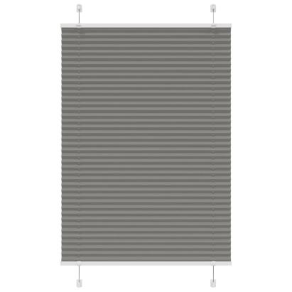 Jaluză plisată Antracit 100x150 cm Lățime țesătură 99,4 cm GartenMobel Dekor