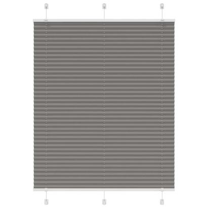 Jaluză plisată Antracit 105x150 cm Lățime țesătură 104,4 cm GartenMobel Dekor