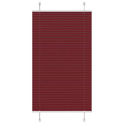 Jaluză plisată Bordeaux Roșu 70x150 cm Lățime țesătură 69,4 cm GartenMobel Dekor