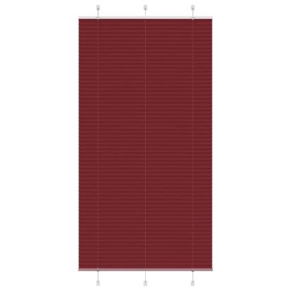 Jaluză plisată Bordeaux Roșu 105x200 cm Lățime țesătură 104,4cm GartenMobel Dekor