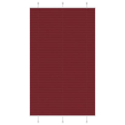 Jaluză plisată Bordeaux Roșu 120x200 cm Lățime țesătură GartenMobel Dekor