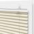 Jaluză plisată Crem 40x100 cm Lățime țesătură 39,4 cm GartenMobel Dekor