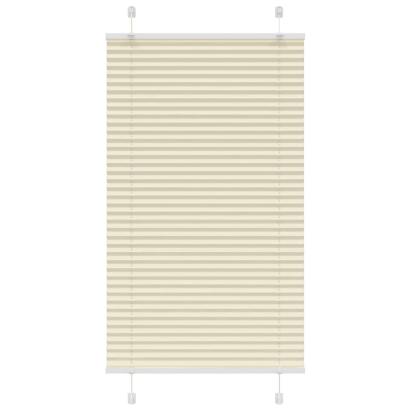 Jaluză plisată Crem 75x100cm Lățime țesătură 74,4 cm GartenMobel Dekor