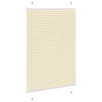 Jaluză plisată Crem 85x100cm Lățime țesătură 84,4 cm GartenMobel Dekor