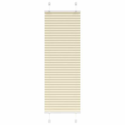 Jaluză plisată Crem 45x150 cm Lățime țesătură 44,4 cm GartenMobel Dekor