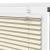 Jaluză plisată Crem 50x150 cm Lățime țesătură 49,4 cm GartenMobel Dekor