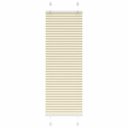 Jaluză plisată Crem 50x150 cm Lățime țesătură 49,4 cm GartenMobel Dekor