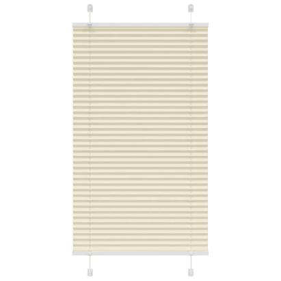 Jaluză plisată Crem 75x150cm Lățime țesătură 74,4 cm GartenMobel Dekor