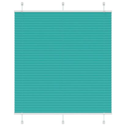 Jaluză plisată verde petrol 120x100 cm Lățime țesătură 119,4 cm GartenMobel Dekor