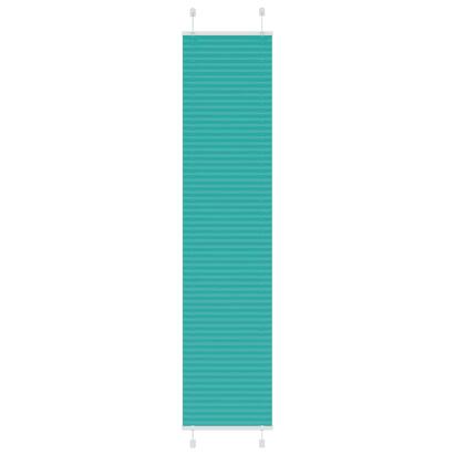 Jaluză plisată verde petrol 40x200 cm Lățime țesătură 39,4 cm GartenMobel Dekor