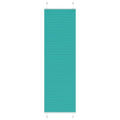 Jaluză plisată verde petrol 60x200 cm Lățime țesătură 59,4 cm GartenMobel Dekor