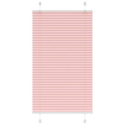 Jaluză plisată roz 70x100 cm Lățime țesătură 69,4cm poliester GartenMobel Dekor