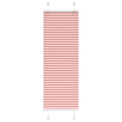 Jaluză plisată roz 45x150 cm Lățime țesătură 44,4cm poliester GartenMobel Dekor