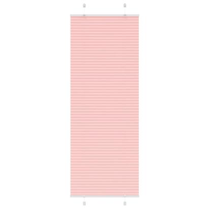 Jaluză plisată roz 70x200 cm Lățime țesătură 69,4cm poliester GartenMobel Dekor