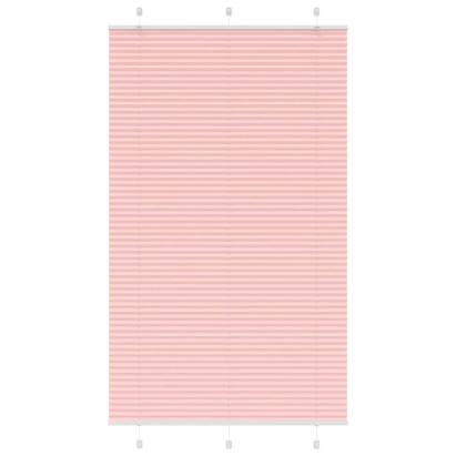 Jaluză plisată roz 120x200 cm Lățime țesătură 119,4 cm GartenMobel Dekor
