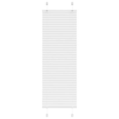 Jaluză plisată alb 45x100 cm Lățime țesătură 44,4cm poliester GartenMobel Dekor