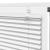 Jaluză plisată alb 75x100cm Lățime țesătură 74,4 cm poliester GartenMobel Dekor