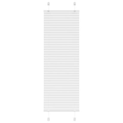Jaluză plisată alb 40x150 cm Lățime țesătură 39,4cm poliester GartenMobel Dekor