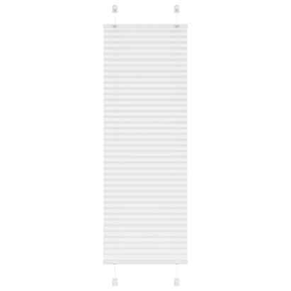 Jaluză plisată alb 45x150 cm Lățime țesătură 44,4cm poliester GartenMobel Dekor