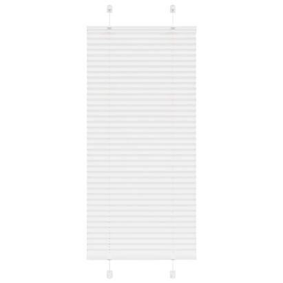 Jaluză plisată alb 60x150 cm Lățime țesătură 59,4cm poliester GartenMobel Dekor