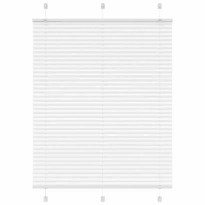 Jaluză plisată alb 105x150 cm Lățime țesătură 104,4 cm GartenMobel Dekor